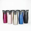 Thermos Vacuum Flask Coffee Cup with Quick-Cap Lid